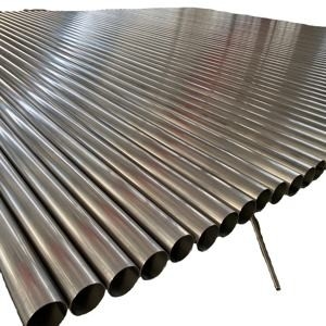 Pipa Silinder Stainless Steel Mulus Bentuk Bulat 8K ± 1% Toleransi
