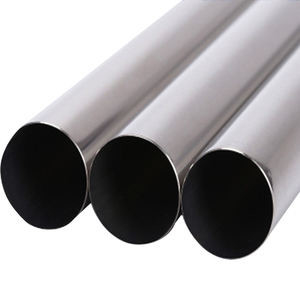 Pipa Bulat Stainless Steel Panjang Kustom Dengan Tepian / Tepi Celah